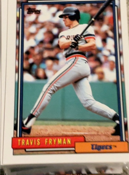 1992 Topps #750 Travis Fryman — front