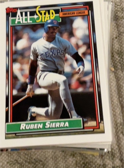 1992 Topps #403 Ruben Sierra — front