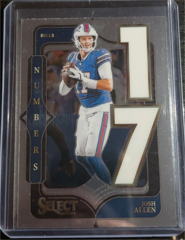 2024 Panini Select #10 Josh Allen Select Numbers — front