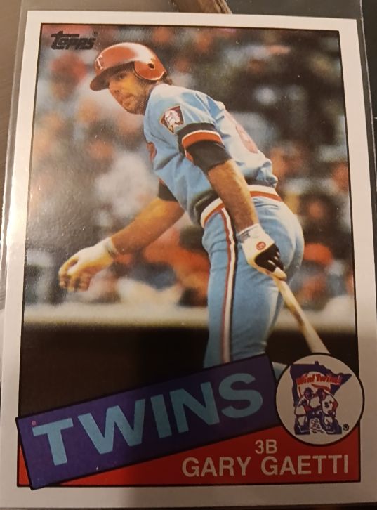 1985 Topps #304 Gary Gaetti Minnesota Twins — front
