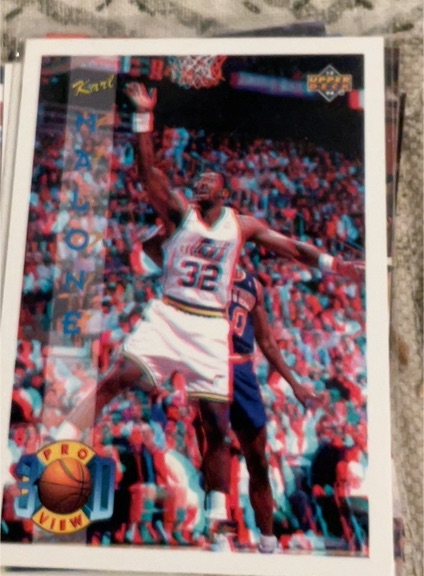 1993-94 Upper Deck Pro View #1 Karl Malone — front