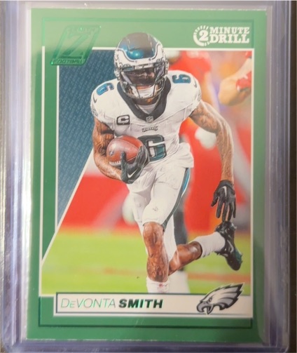 2024 Panini Zenith #81 DeVonta Smith Two Minute Drill — front