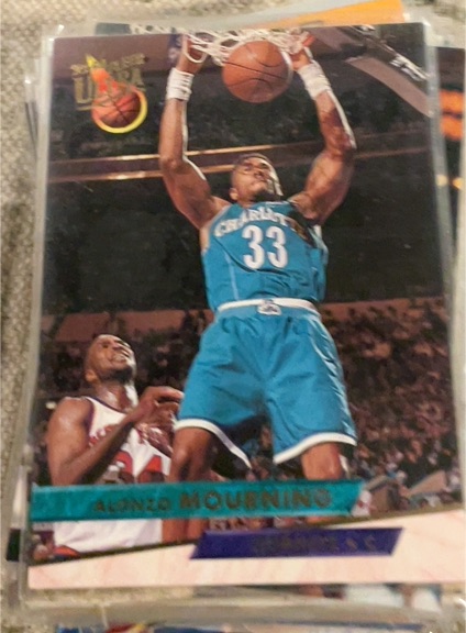 1993-94 Fleer Ultra #23 Alonzo Mourning — front