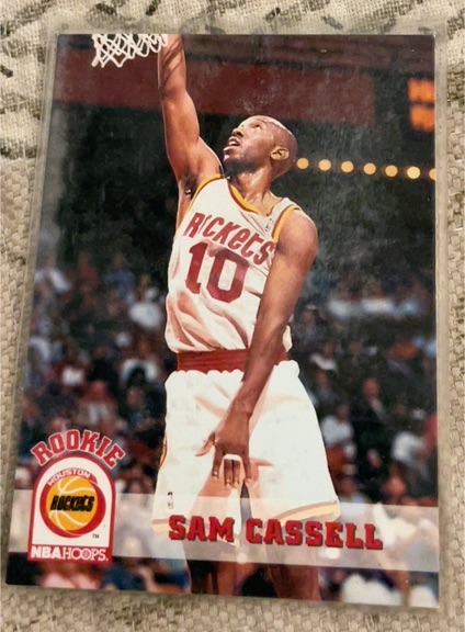 1993-94 Hoops #342 Sam Cassell — front