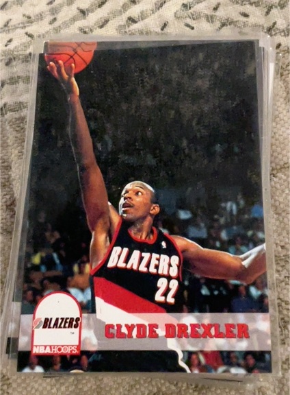 1993-94 NBA Hoops #176 Clyde Drexler — front