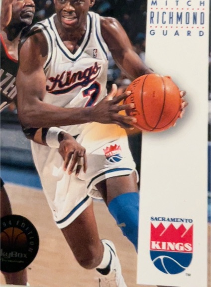1993-94 SkyBox Premium #157 Mitch Richmond — front