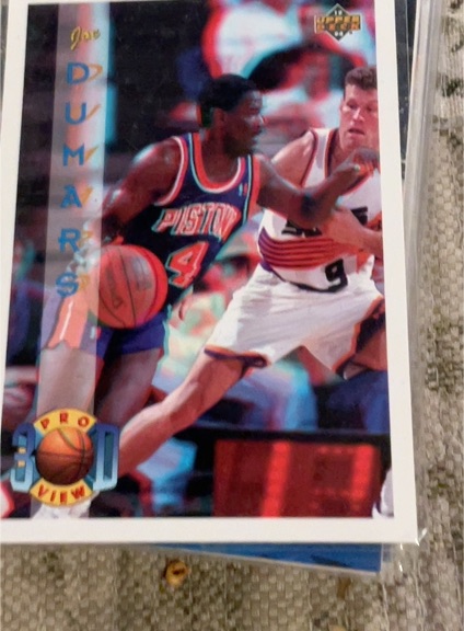 1993-94 Upper Deck Pro View #16 Joe Dumars — front