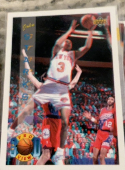 1993-94 Upper Deck Pro View #20 John Starks — front