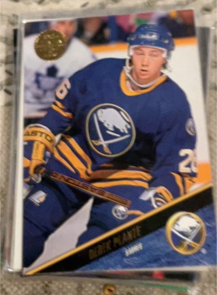 1993-94 Leaf #258 Derek Plante Rookie — front