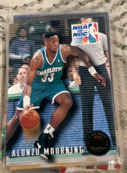 1993-94 SkyBox Premium #5 Alonzo Mourning — front
