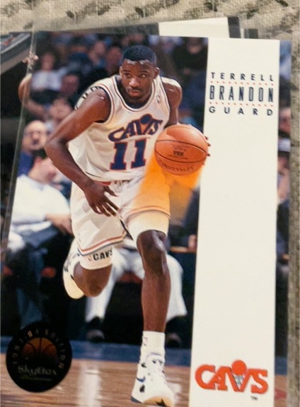 1993-94 SkyBox #49 Terrell Brandon — front