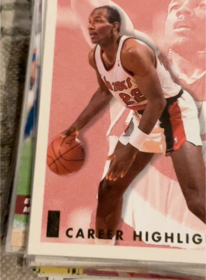 1993-94 Fleer #1 Clyde Drexler Career Highlights — front