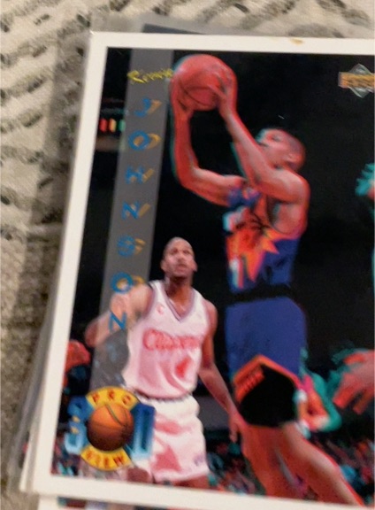 1993-94 Upper Deck Pro View 3-D #13 Kevin Johnson — front