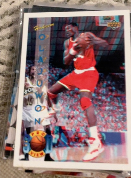 1993-94 Upper Deck Pro View #24 Hakeem Olajuwon — front