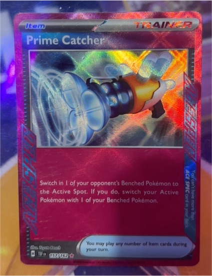 2022 Pokémon Scarlet & Violet: Temporal Forces #157 Prime Catcher — front