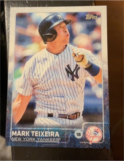 2015 Topps Series 1 #307 Mark Teixeira — front