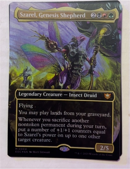 Szarel, Genesis Shepherd #4 Commander: Edge of Eternities — front