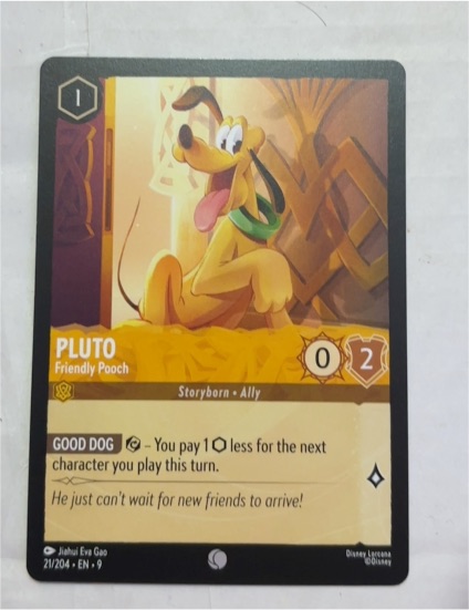 2024 Disney Lorcana Into the Inklands #18 Pluto - Friendly Pooch — front