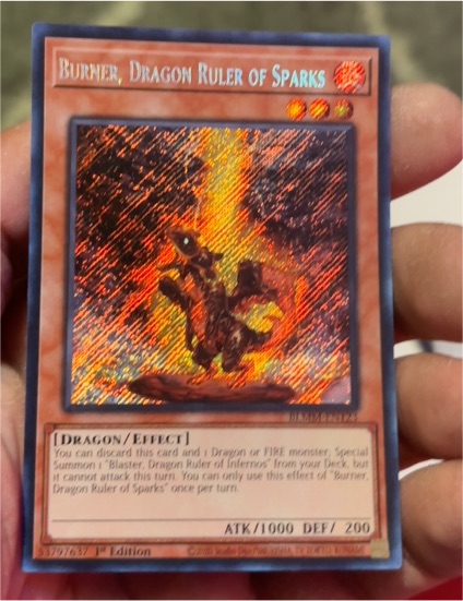 Yu-Gi-Oh! RA03-EN256 Burner, Dragon Ruler of Sparks — front
