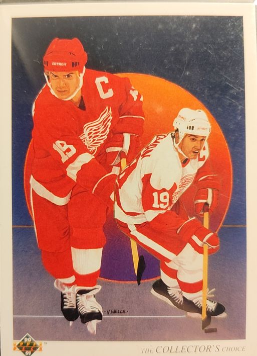 1990-91 Upper Deck #303 Steve Yzerman — front
