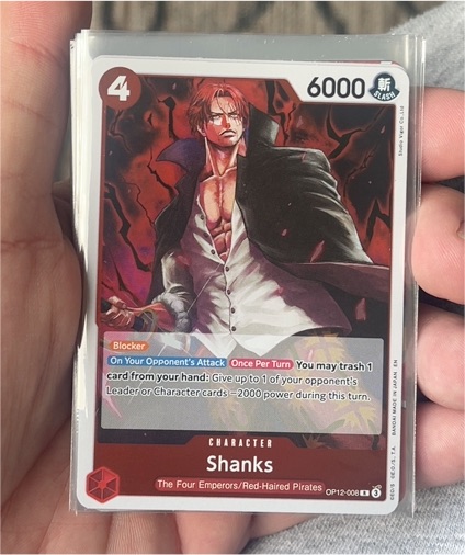 2022 One Piece Card Game OP12-008 Shanks — front