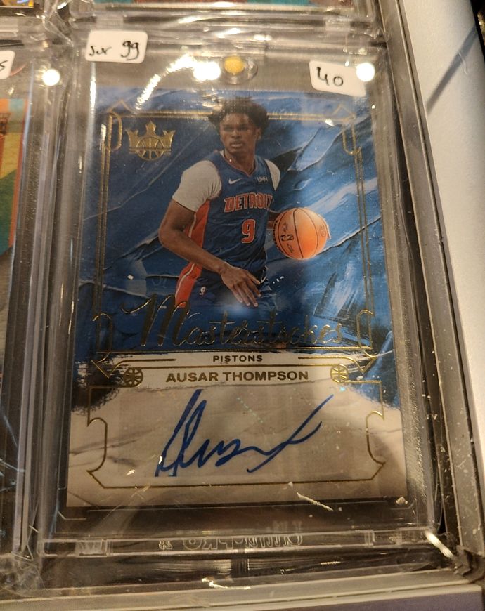 2024-25 Panini Court Kings Masterstrokes Auto Ausar Thompson #MS-ASR — front