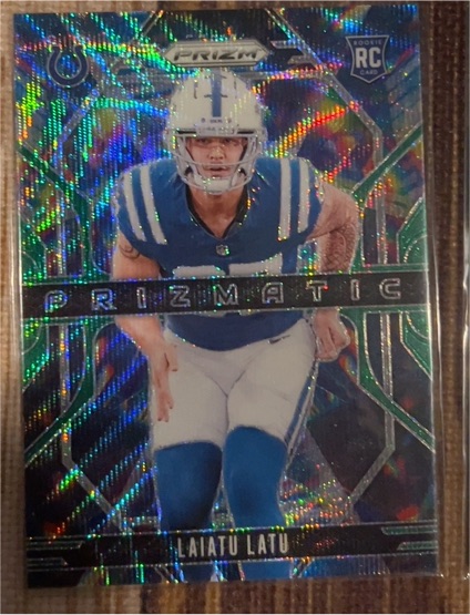 2024 Panini Prizm #5 Laiatu Latu Prizmatic — front