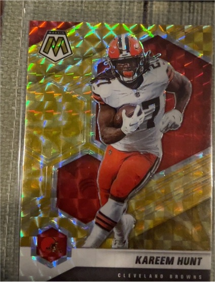 2021 Panini Mosaic #56 Kareem Hunt — front