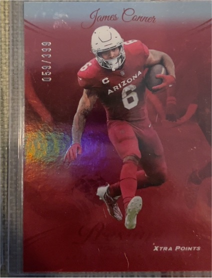 2024 Panini Prestige #2 James Conner Xtra Points Red — front