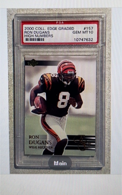 2000 Collector's Edge #157 Ron Dugans — front