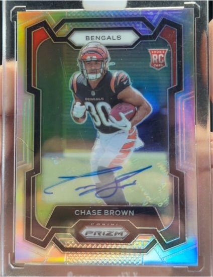 2023 Panini Prizm #318 Chase Brown — front