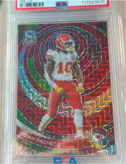 2023 Panini Spectra #META Isiah Pacheco — front