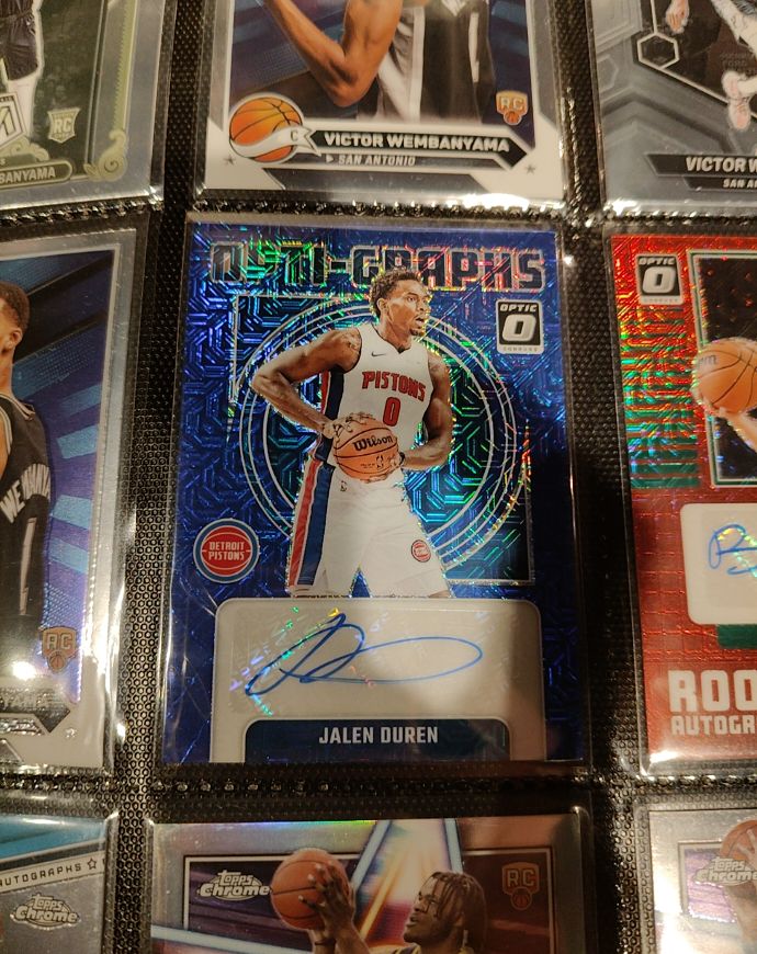 2024-25 Panini Donruss Optic Opti-Graphs Holo #OG-JAD Jalen Duren — front