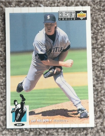 1994 Upper Deck Collector's Choice #609 Jeff Nelson — front