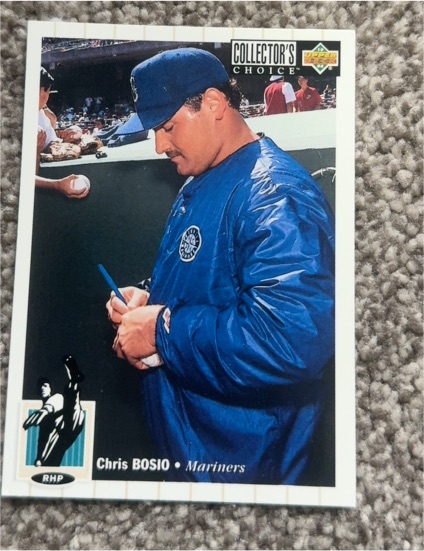 1994 Upper Deck Collector's Choice #391 Chris Bosio — front