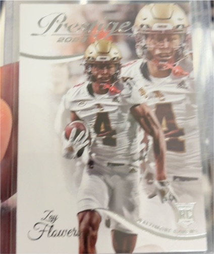2023 Panini Prestige #390 Zay Flowers — front