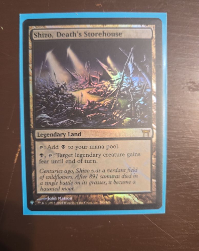 2004 Magic: The Gathering #28 Shizo, Death's Storehouse — front