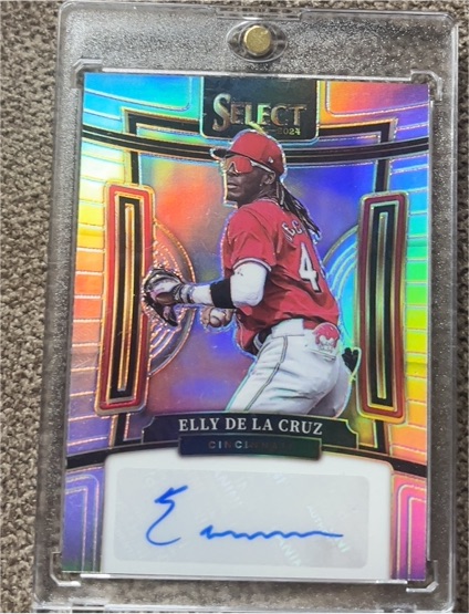 2024 Panini Select #Elly De La Cruz Cincinnati Reds — front