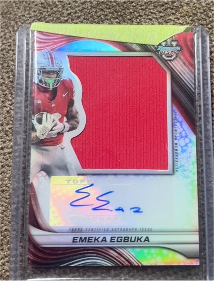 2024 Topps Bowman Best University #PJA-EE Emeka Egbuka — front