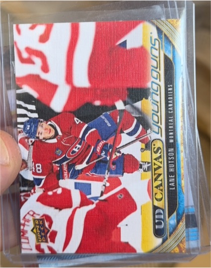 2024-25 Upper Deck UD Canvas Young Guns #C-111 Lane Hutson — front