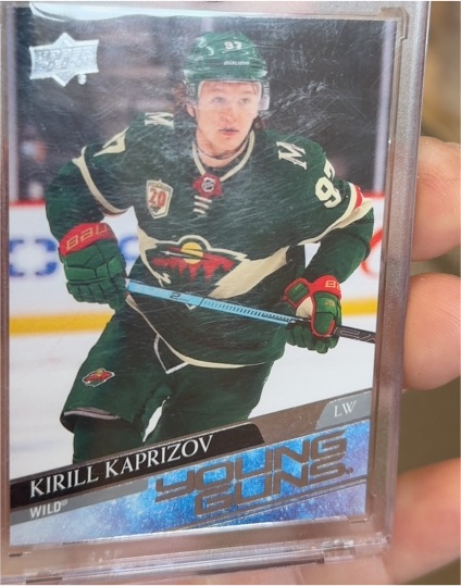 2020-21 Upper Deck #451 Kirill Kaprizov Young Guns — front