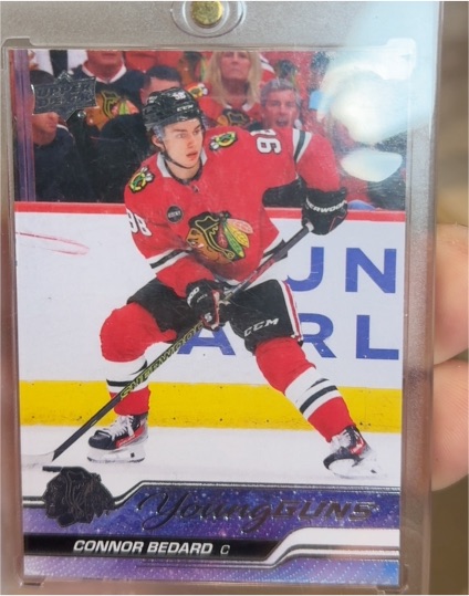 2023-24 Upper Deck Series 2 #451 Connor Bedard Young Guns Rookie — front