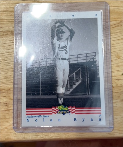 1992 Classic Best #1 Nolan Ryan Jacksonville Suns — front