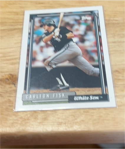 1992 Topps #630 Carlton Fisk — front