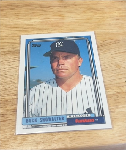 1992 Topps #201 Buck Showalter — front