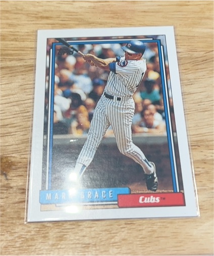 1992 Topps #140 Mark Grace — front