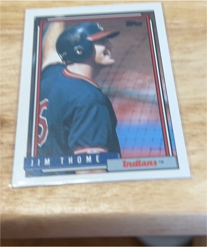 1992 Topps #768 Jim Thome — front