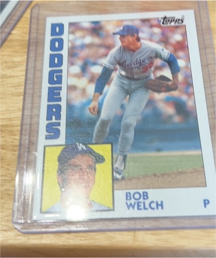1984 Topps #722 Bob Welch — front