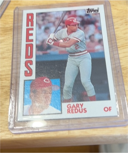 1984 Topps #475 Gary Redus — front