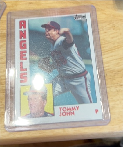 1984 Topps #415 Tommy John — front